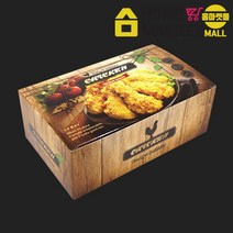 일회용치킨용기/음식포장용기/치킨배달용기/마닐라지 치킨박스(중)