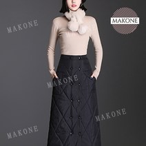 Makone 상표등록 빅사이즈 보온 캠핑 골프웨어 퀼팅 치마바지 기모 예쁜핏 골덴 누빔 패딩재질롱치마