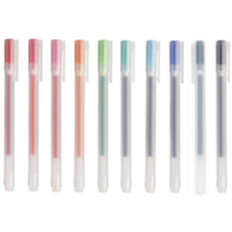 무인양품 무지 젤 잉크 노크 볼펜 리필심 0.38mm 0.5mm 0.7mm, 무지0.7볼펜 블랙