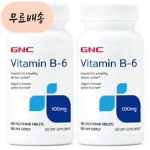 GNC 비타민 B 6 100m.g 100 2개