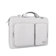xnyocn 노트북 가방 원 숄더 휴대용 충격 방지 슬리브 케이스 13 14 15 15.6 인치 macbook air dell xiaomi ipad 노트북 케이스, 15.6인치, 회색