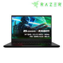 RAZER BLADE 14 R9 Zen4 R3080Ti QHD 게이밍노트북 R9-6900HX/NVMe 1TB/RTX3080Ti 1.78kg, WIN11 Home, 16GB, 1TB, AMD R9 6900HX, 블랙