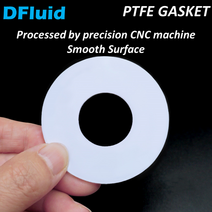 PTFE 가스켓 BSPP 플랜지 위생 실린더 플랫 링 5 6 8 10 12 15 18 20 30 mm 압력 게이지 씰링 개, 08 ID 4mm x OD 10mm_01 2MM