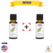 (1+1)나우 푸드 에센셜 오일 사이프러스 1 fl oz (30mL)