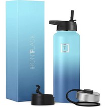 Iron Flask 스포츠 물병 32 Oz, Blue Waves