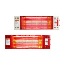 한빛 근적외선 퀄츠레드 벽걸이 히터 HV-1060 1.8kw, 레드