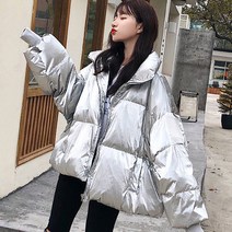 여성 패딩 여 겨울 루즈핏 패딩 쇼트 제빵 저고리