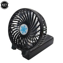 휴대용 미니 USB 충전 접이식 선풍기 3 단계 속도 조절 가능 여름철 시원한 제품, 03 Black, 03 Black