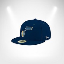NBA 유타 재즈 남성 공식 59FIFTY 피티드 캡 7 네이비
