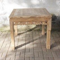 고재테이블 고재 상판 원목식탁 오래된 나무 스타일 Baxian 테이블 단단한 나무 식탁, Ganoderma lucidum 테이블 길이 90