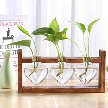 국화화분 꽃화분 집들이화분 유리 나무 꽃병 화분 테라리움 테이블 데스크탑 수경법 식물 분재 꽃 냄비 교수형 냄비 나무 트레이, 06