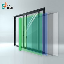 썬샵 국내생산 무점착필름 1mX5m 암막필름 단열시트지 자외선차단 냉열차단, 실버그레이5m