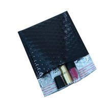TailStar 안전봉투 50PCS 홀로그램 금속 버블 메일러 글 래 머 실버 음영 호 일 쿠션 웨딩 가방 패딩 봉투, [15] Black15x13cm