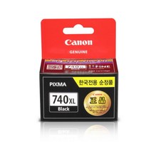 캐논정품잉크 PG-740, PG-740XL[대용량 검정], 1개