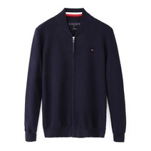 TOMMY 남성 비지니스 캐주얼 베이직 집업 가디건 4COLOR
