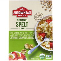 애로우헤드밀스 오가닉 스펠트 시리얼 340g Arrowhead Mills Organic Spelt Flakes 340g, 2개