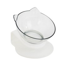 펫트롱 화이트캣 반려 동물 식기 1구, 1개, 화이트