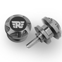 로얄 엔필드 총알/유성/클래식 350 500 인터셉터 650 컨티넨탈 gt용 오토바이 CNC 스윙 암 스풀 슬라이더, 02 다크 그레이