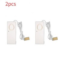 수도 누수탐지기 홈알람 누수 경보 감지기 110dB 독립적 인 센서 오버플로 시스템, 02 2pcs