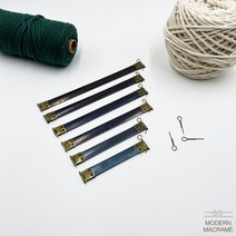 핸드폰 가방 만들기 바네프레임 마크라메 가방 부자재, 일자바네프레임 핀형/12cm