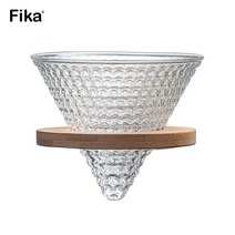 해외 대만 피카 호두나무 커피믹스 주전자 두께 내열유리 V60-44496, 단일옵션, 옵션03