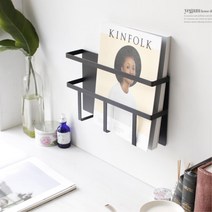 욕실 잡지 책 요리공부 요리책 벽 꽂이 인테리어선반, 화이트