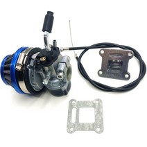오토바이 atv 49cc 성능 2 행정 47cc 49 cc 미니 포켓 바이크 용 19mm 기화기 공기 필터 메인 폴드 어셈블리, 금
