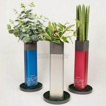 오즈디 개업 화분 소화기 센스있는집들이선물 꽃병 화초 조화, 블루컬러-청솔(조화)