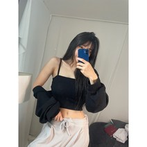 [3컬러/당일출고] 볼레로 나시 가디건 Set