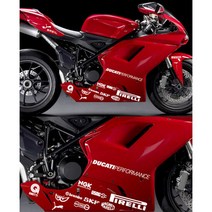 MOTO_GP_set-모음 스티커 /바이크스티커/헬멧스티커, 색상:핑크|디자인:6-MOTO GP 두카티, 단품
