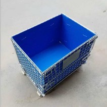 접이식 케이지 카트 화물 운반 롤테이너 중공판 망카, 중공판 80x60x64  5.0
