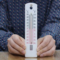 벽걸이 온도계 아날로그 타입 온도계 측정, 1개