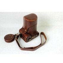 디럭스 에디션 PU 가죽 카메라 케이스 커버 니콘 D750 D3200 D810 P900S 용 가방 배터리 열기 보관 포함, 09 Black P900