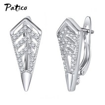 wholesale 925 스털링 실버 후크 귀걸이 diy 액세서리 크리스탈 aaa 큐빅 지르코니아 수제 귀걸이 보석 만들기 결과