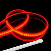 12V용 실리콘 면발광 V5 LED바 핑크 그린 화이트 핑크 LED 30cm, 레드