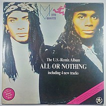 (중고LP) MILLI VANILLI ALL OR NOTHING 1989년 발매 라이센스 (자켓 음반 상태 A. 해설지 있음)