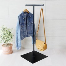 코코디피 큰T자 튼튼한 옷가게 미니 행거 옷걸이 파이프 주문제작 철재 헹거, 브론즈붓칠