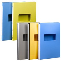 진행문서화일 A4 낱개 공문서철 펀치리스 종이 PP, 회색