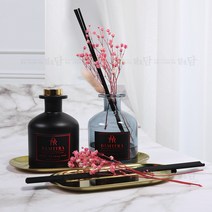 [담테라] 엘레강트 고급 아로마디퓨저 200ml 1+1 6종향, 시크블랙-플라워 샵, 시크블랙-제주 비자나무