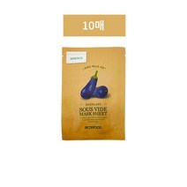 스킨푸드 수비드 마스크시트 가지 10매 22g