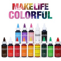 식용색소세트 쿠키만들기재료 물감 천연 마카롱 베이킹믹스 컵케이크 아이싱칼라, 네온 브라이트 블루 65g