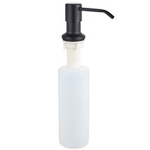 주방 싱크 대 300ml 무광택 검정 비누 디스펜서 액체 욕실 세면대 비누 병 펌프가있는 카운터 위의 리필, CHINA, black bottle_300ml