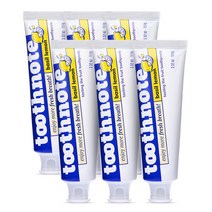 투스노트 수분테라피 천연치약 바질레몬향 100g x 6개