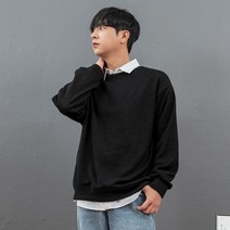 키작은남자 에낭 골지 맨투맨
