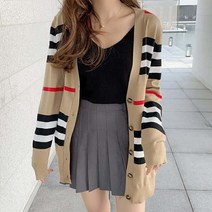 러블리유나 하우스 체크가디건