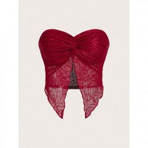 트위스트 프론트 톱 브라