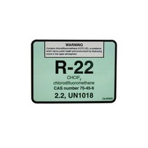 r22냉매 R-22 / R22 라벨 # 04022 각 판매, 1개