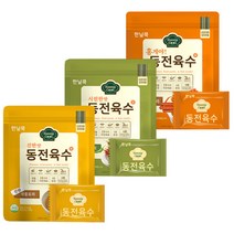 동전 한알 육수 3가지 맛 요리연구가 명인 제조, 진한맛, 10개, 4g
