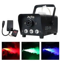 포그머신 헤이저 스모그 머신휴대용 400W 안개 연기 기계 및 RGB LED 조명 소독 무대 디스코 DJ 홈 파티 쇼, 02 230V_01 EU 플러그
