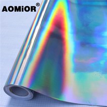 자동차 랩핑 필름 무지개 레이저 비닐 랩 필름 색상 DIY 오토바이 휴대폰 노트북 스쿠터 자전거 스킨, 01 Silver_01 152X20 CM